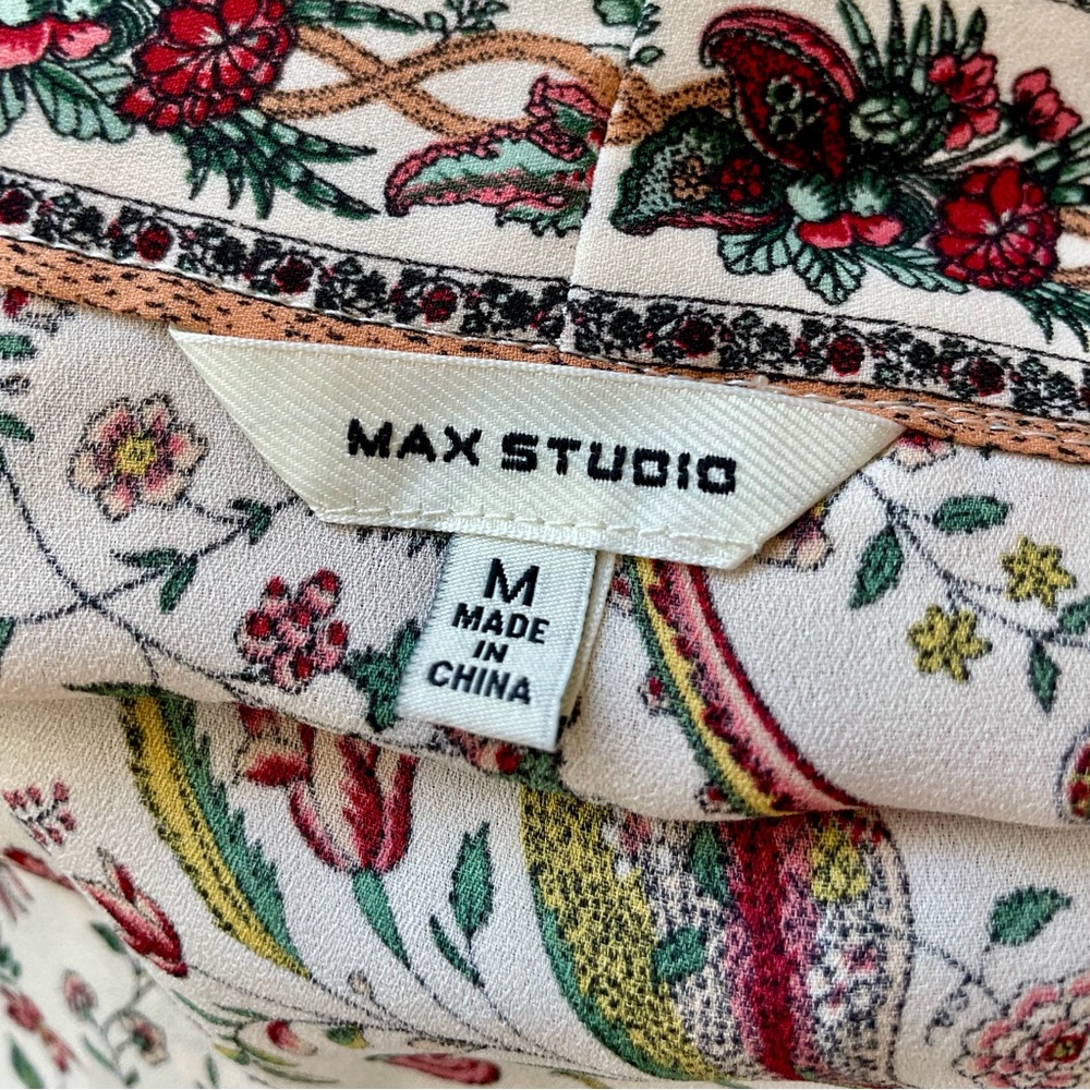 Max Studio Patterned Ruana Kimono - image 8